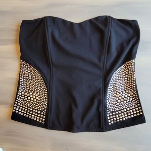 *Copy* Ashley Stewart black strapless top